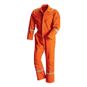 Wholesale Custom <b>Men's</b> One Piece Reflective <b>Overalls</b> 100% Cotton Safety Coverall 2025 - Product Image 3