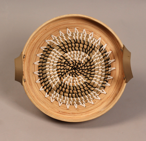 Bandeja de bambú para servir algas marinas hecha a mano de alta calidad superventas para comida y decoración del hogar fabricada en Viet - Product Image 2