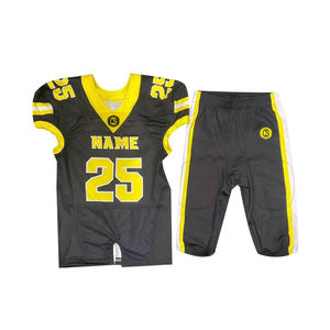 Uniforme de fútbol americano para niños, personalizable, transpirable, manga corta, talla grande, fabricado en Pakistán, técnica de sublimación - Product Image 3