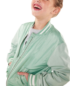 Ventes en gros de vestes bomber pour garçons, vestes de baseball en satin, vestes universitaires - Product Image 3