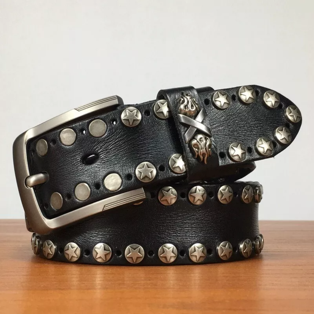 mens belts supreme studded logo belt