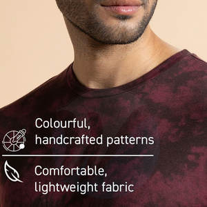 เสื้อยืดผู้ชายสไตล์ปากีสถานทรงหลวมดีไซน์ใหม่ผ้า100% - Product Image 5