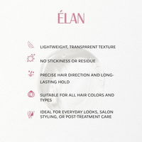 Gel coiffant pour sourcils ELAN Professional line BROW LOCK, tenue forte, 10 ml