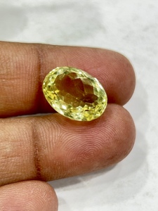 Aaa chanh tự nhiên thạch anh lỏng đá quý cắt đá miễn phí Hình thức kết hợp hình dạng kết hợp Kích thước 15-25mm Mặt Chanh thạch anh cắt đá - Product Image 4