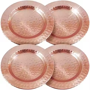 Sous-verres décoratifs en métal Sous-verres fantaisie design uniques et de luxe avec liège rembourré par décor impex - Product Image 1