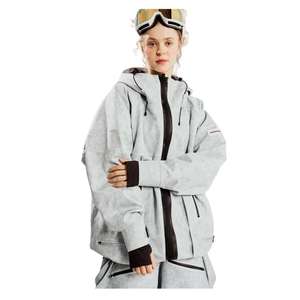 ชุดสกีคุณภาพสูงแบบสั่งทำพิเศษ ระบายอากาศได้ดี เสื้อแจ็คเก็ตกันหิมะอุ่น กันน้ำและกันลม ชุดสกี 10,000 มม. ตะเข็บแบบเทป สำหรับผู้ใหญ่ทุกเพศ - Product Image 4