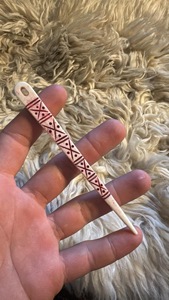 Aguja de Bordar de Cuerno de Búfalo, Aguja de Bordar Puntiaguda para Lana y Hilo, Accesorio de Costura Duradero para Tufting y Costura - Product Image 6