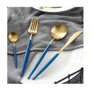 Juego de cubiertos de acero inoxidable de primera calidad con pulido de espejo y diseño elegante para comidas formales - Product Image 4