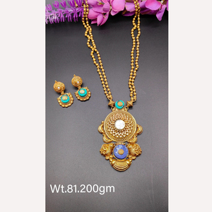 925ชุดเครื่องประดับเจ้าสาวชุบทองเงินสเตอร์ลิงชุดสร้อยคอเครื่องประดับสำหรับผู้หญิงเครื่องประดับชาติพันธุ์อินเดียต่างหู Jadau แบบดั้งเดิม - Product Image 6