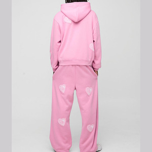 Conjunto Deportivo de 2 Piezas con Sudadera con Capucha y Pantalones Deportivos Unisex con Logotipo Personalizado de Alta Calidad 2026, Logotipo Personalizado al por Mayor OEM - Product Image 3