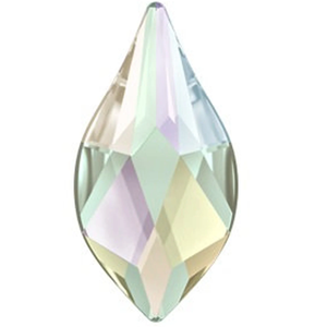 Cristaux de résine brillants PRECIOSA FLAME FLAT BACK 7,5 MM AB, strass en verre, 8 10 14 16 mm pour vêtements, ongles, thermocollants - Product Image 2