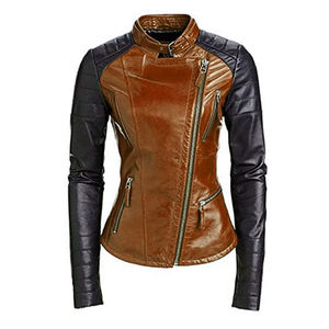 แจ็กเก็ตหนังระบายอากาศได้ดีสำหรับ2024ขี่จักรยานมอเตอร์ไซด์หนังงูสีเหลือง - Product Image 6