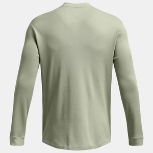 เสื้อยืดแขนยาวคอกลมสำหรับผู้ชาย, เสื้อยืดแขนยาวผ้าฝ้าย100% ทึบทรงหลวมสำหรับผู้ชาย - Product Image 2