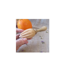 Escariador de limón de madera, escariador de madera de goma personalizado, herramienta de cocina de Color de madera, exprimidor de limón y naranjas, escariador - Product Image 1