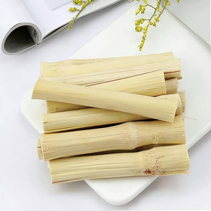 Palitos de caña de azúcar secos ecológicos, palitos de bambú suaves secos, juguete para masticar - Product Image 2