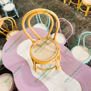 Chaise en rotin du petit explorateur au design moderne, confortable et durable, pour enfants, pour l'intérieur et l'extérieur dans le salon, la cuisine - Product Image 3