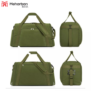 Gran oferta, nueva bolsa de lona rosa de viaje con logotipo personalizado barata, impermeable en seco y húmedo con compartimento para zapatos, bolsas deportivas para gimnasio - Product Image 4