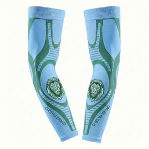 Manchons de compression tactiques personnalisés avec logo de marque, design unique, respirants, protection UV, pour le basketball, la course à pied, le bras et le coude. - Product Image 1