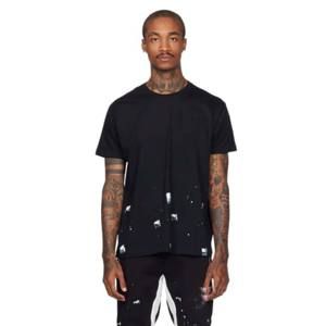 Camiseta de moda y práctica para hombre y conjunto de pista de llamarada apilada: perfecto para deportes y ropa informal - Product Image 1