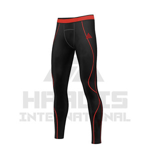 Tenue de compression sur mesure de haute qualité, vente en gros bon marché, ensembles de compression pour hommes à col rond et manches complètes - Product Image 2