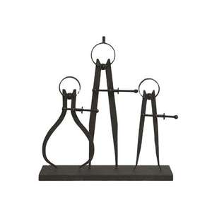 Adorno de Escultura Metálica con Recubrimiento Negro Más Popular para Decoración de Mesa de Oficina, Hotel y Hogar, Adorno de Escultura de Animales - Product Image 1