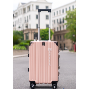 Suitcases With Wheels 6008 Pc Aluminum Frame <b>Luggage</b> 28 Inches Aluminium Trolley Luxury Suitcase Black Accessories Vietnam - Product Image 1