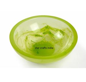 ชามเรซินสีเขียวใสผสมก้อนเมฆกาวาสร้างสรรค์สำหรับอาหารชามสลัดเครื่องครัวที่บ้านเสิร์ฟจานพาสต้าซุปถั่วชาม - Product Image 6