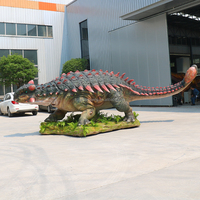 Période jurassique Dino Park Dinosaure animatronique réaliste haut de gamme Ankylosaurus à vendre