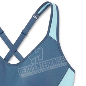 Nouvel arrivage de soutien-gorge de sport sans manches pour femmes, look classique, sortie d'usine, soutien-gorge de sport pour entraînement, fitness et travail pour femmes - Product Image 5