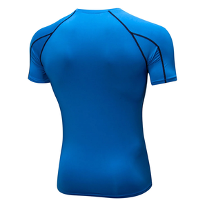 Medias de compresión de secado rápido al por mayor camisas de manga larga Slim Fit algodón de alta calidad camisas de gimnasio hombres ropa deportiva protectores de erupción - Product Image 4