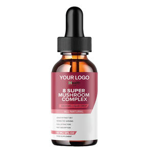 Premium 8 Super Mushroom Complex Liquid Drops Fórmula de alta potencia Servicio OEM con soporte inmunológico mejorado y refuerzo de energía - Product Image 1