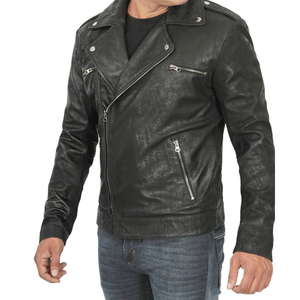 Lambskin หนังแท้สำหรับผู้ชายเสื้อแจ็คเก็ตหนังสีน้ำตาลเข้ารูปปกพับลงแฟชั่นล่าสุดระบายอากาศได้กันลมโลโก้ด้านหน้า - Product Image 6