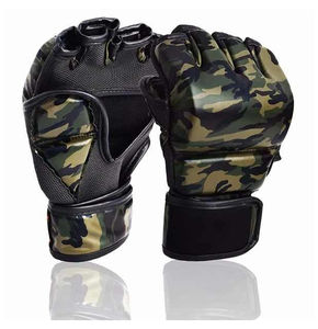 2025 nuevos guantes de entrenamiento MMA de piel de vaca profesionales de moda de 8oz con logotipo personalizado para uso deportivo - Product Image 2