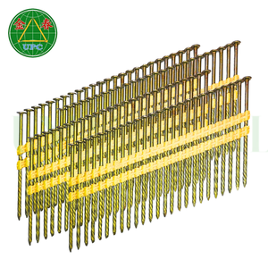 Clavos para enmarcar tiras de acero con revestimiento amarillo de 4000 piezas, 3 pulgadas con vástago liso/tornillo y cabeza plana/a cuadros para clavos de pistola o enmarcado - Product Image 4