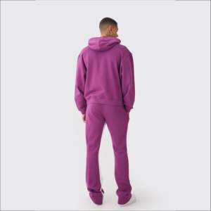 Chándales Deportivos de Diseño Único y Elegante con Capucha, Casuales, Sólidos, de Poliéster/Algodón Grueso, para Hombre, al por Mayor, Holgados, con Logotipo Personalizado - Product Image 3