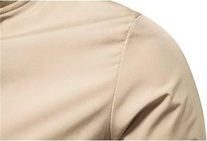 Best Price Comfortable Breathable <b>Men's</b> Bomber <b>Jacket</b> Private Label Stand Collar with Hooded <b>Light</b> Fabric for Outdoor Winter Use - Product Image 3