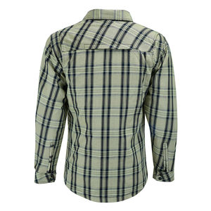 Chemise à Carreaux de Moto en Coton Gris Noir Flanelle de Protection CE AA Armure à Manches Longues Équipement de Sécurité OEM Séchage Rapide Respirant - Product Image 3