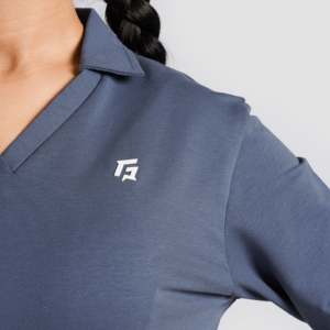 Camiseta Polo Baering Sea Tennis para Entrenamientos, Transpirable, de Punto, con Seda y Spandex, Estampado a Rayas, Casual, Larga - Product Image 5