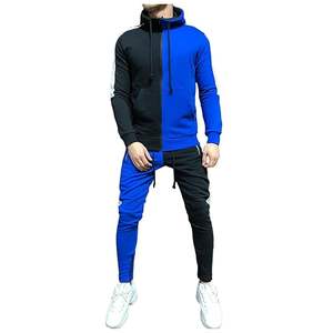 Sudadera cárdigan personalizada de alta calidad para hombre, chándal de entrenamiento informal, capucha de talla grande, invierno, bloqueo de Color, 100% algodón - Product Image 6