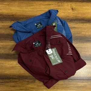 Vente en gros de chemises à manches longues pour garçons de style décontracté avec double poches à séchage rapide - Product Image 1