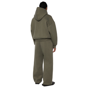 Latest Style Zip Tracksuits Hooded Collar Midweight Breathable Oversized Custom <b>Embroidery</b> Design 100% Cotton Winter Solid 2 - Product Image 5