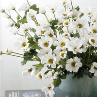 Primula fleur marguerite Bellis soie artificielle perennis marguerite fausse fleur pour la décoration de la maison fleurs artificielles pour l'extérieur