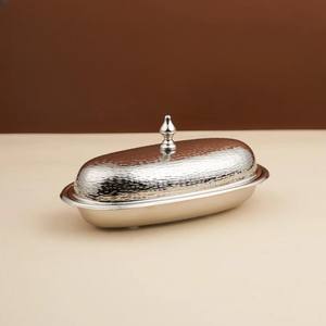 Juego de ollas Khajoor de Oriente Medio de dos cuencos de fechas de llegadas de forma ovalada cuencos de servicio de fechas de lujo modernos para el hogar - Product Image 3