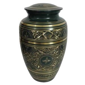 Venta directa de fábrica de La India Urna funeraria hecha a mano de aluminio de alta calidad Tarro de cremación moderno Capacidad de 5-15L Mejor precio Único - Product Image 2