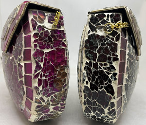 New Style Luxury Genuine Stylish Evening Clutch Bag Ladies Handbags Shoulder Bag Office Purse Lowellcraft.com Glass Metal <b>Frame</b> - Product Image 4