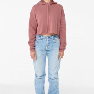 Sudadera con capucha con cremallera de felpa francesa de 400 GSM ecológica para mujer, Jersey de punto transpirable de gran tamaño, logotipo personalizado, forro polar de algodón Vintage - Product Image 4