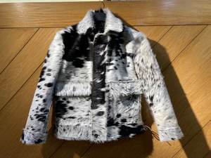 แจ็กเก็ตขนหนังแท้สำหรับผู้ชายเสื้อแจ็คเก็ตขนวัวแท้สำหรับผู้ชายกันลมสีต่างๆ - Product Image 2