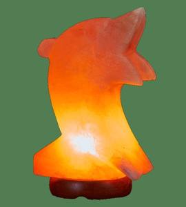 Anwar Enterprises Artisanat écologique Décoration Lampe au sel rose de l'Himalaya Dauphin sculpté Artisanat naturel - Product Image 1