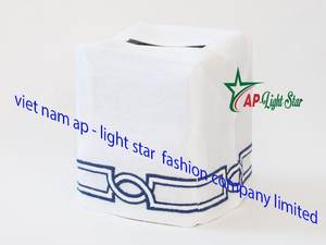 EMBROIDERY <b>TISSUE</b> COVER BOX - VIETNAM EMBROIDERY - Product Image 5