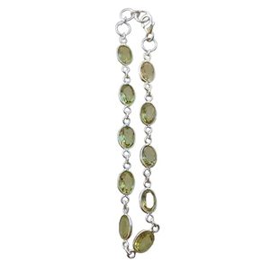 Pulsera para mujer, limón de topacio Natural piedra preciosa, piedra natal de noviembre, joyería hecha a mano de boda de Navidad, pulsera de plata de ley 925 - Product Image 4